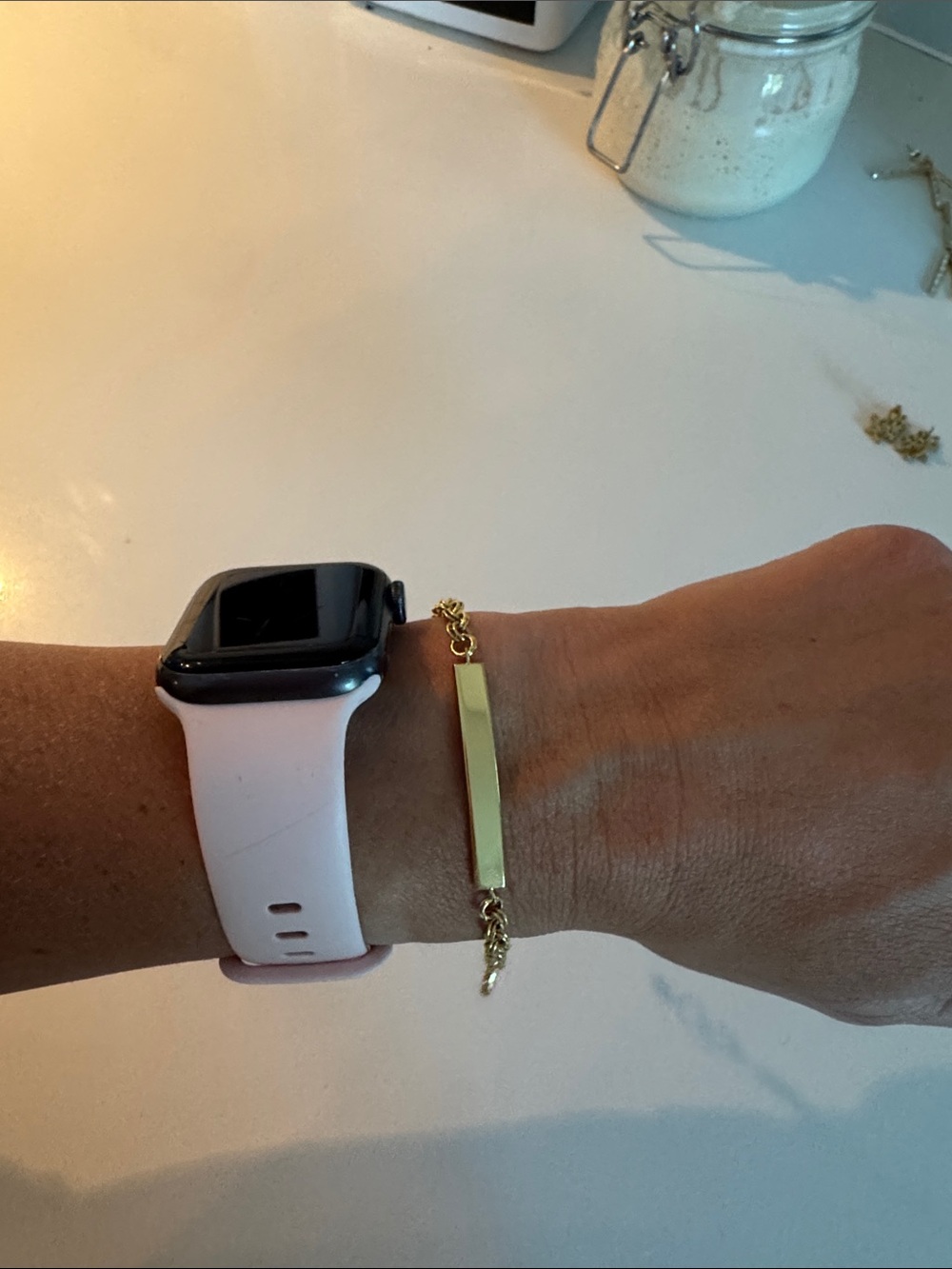 Gorjana Parker tag bracelet